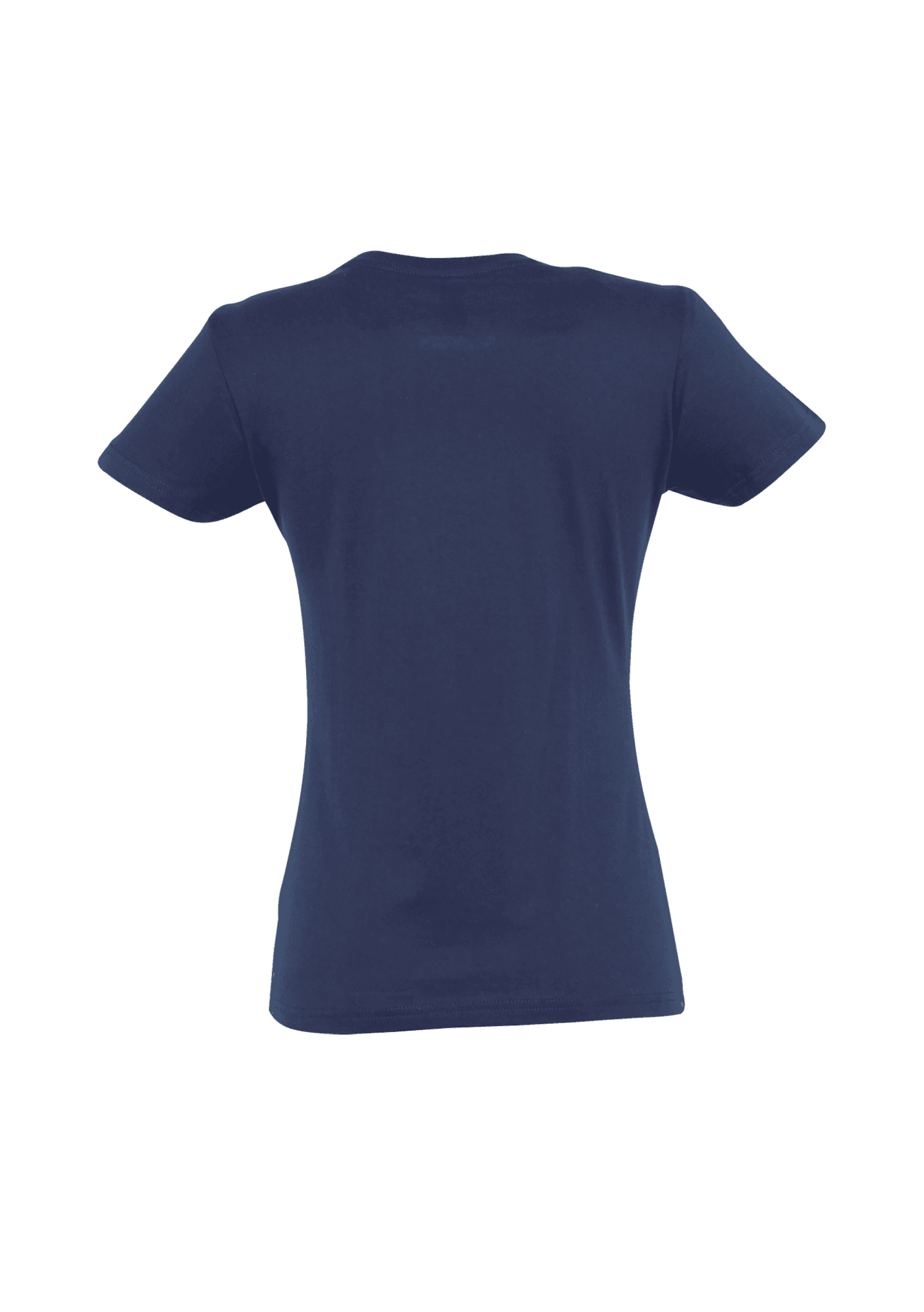 T-shirt Navy 190g Femme 021 ASM Plongée - ASM21-IMPERIALFEMMEROUGEDOS